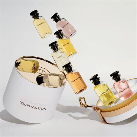 louis vuitton miniature parfum perfume fragrance set of 7 scents|Louis Vuitton perfume sample box.